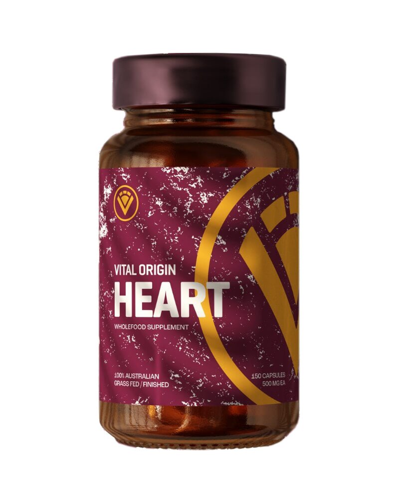 Grass Fed & Finished Heart Capsules - Yo Keto