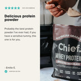 Grass - fed Whey Protein Powder - Smooth Chocolate - 900g - Sup Yo