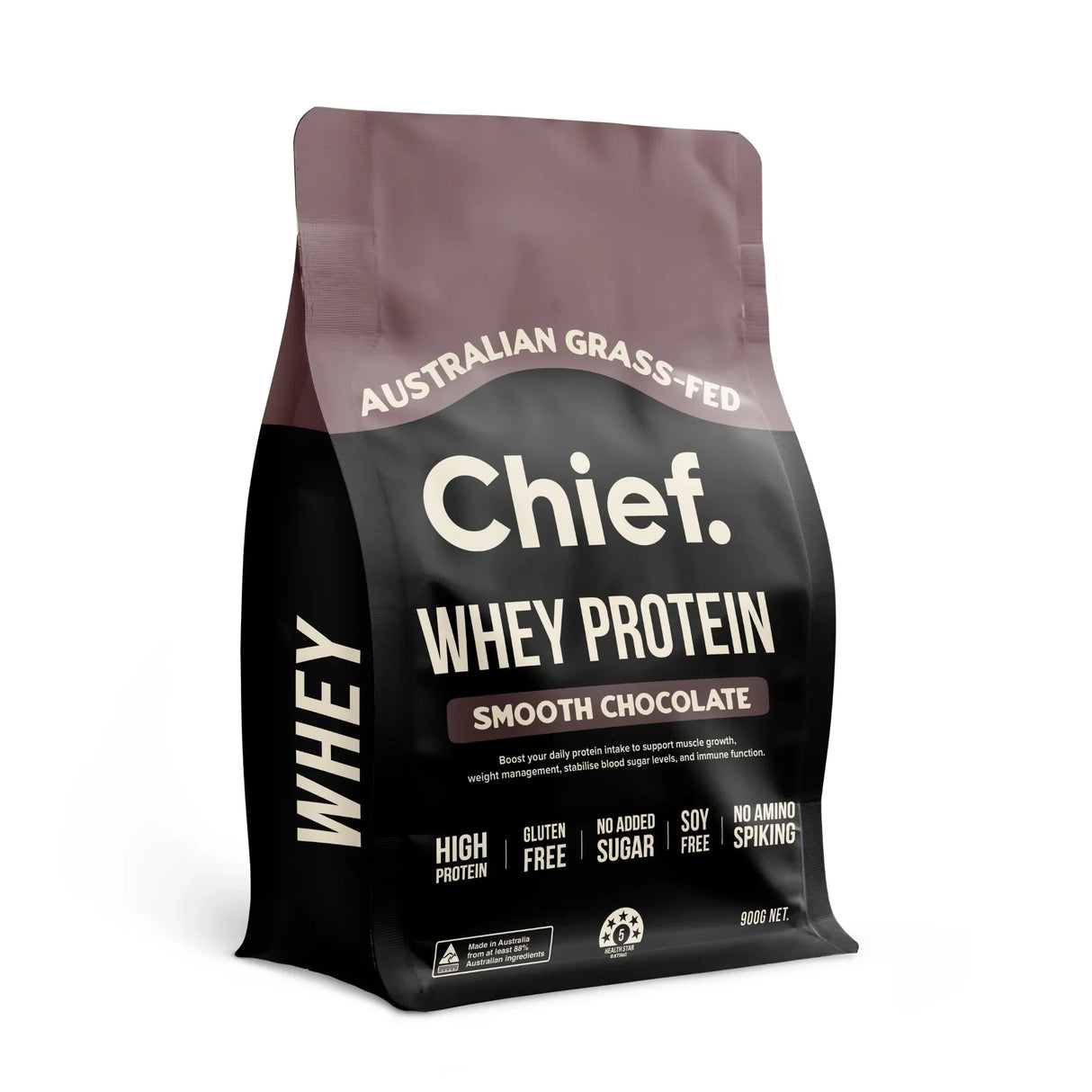 Grass - fed Whey Protein Powder - Smooth Chocolate - 900g - Sup Yo