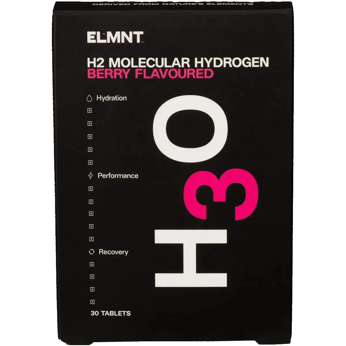 H2 Molecular Hydrogen Water Tablets Berry - 30pk