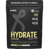 Hydrate Perform Lemon Lime - 20 Sticks by Switch Nutrition in black pouch, sugar free electrolyte drink from Drinks collection