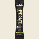Single black sachet of Hydrate Perform Lemon Lime - 20 Sticks by Switch Nutrition for drinks and electrolytes collections