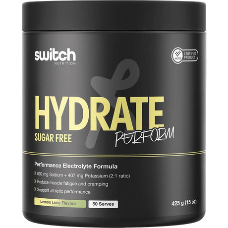 Hydrate Perform Sugar Free Lemon Lime - 50 Serves - Yo Keto
