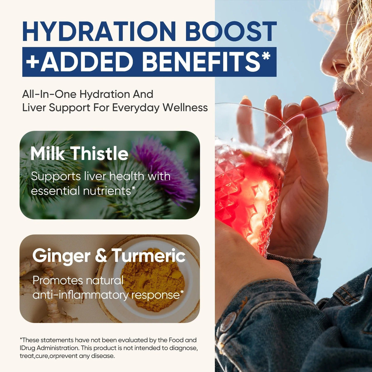 Hydration Boost + Liver Support - Mixed Berry - 16 Sticks
