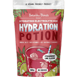 Botanika Blends Hydration Potion Strawberry Lime - 165g electrolyte mix in red pouch, Drinks, Electrolytes, Low Carb collections.