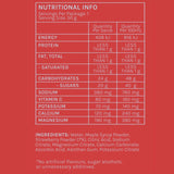 Strawberry – Caffeine-Free Energy Gel - 50g nutritional label by Sunday Salt from Drinks Electrolytes Functional OOS collections