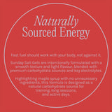 Strawberry – Caffeine-Free Energy Gel - 50g by Sunday Salt promotes natural energy with smooth texture in Drinks, Electrolytes, Functional.