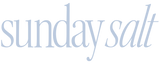 Sunday Salt logo in soft blue, representing the brand behind Strawberry – Caffeine-Free Energy Gel - 50g in Drinks and Electrolytes collections.