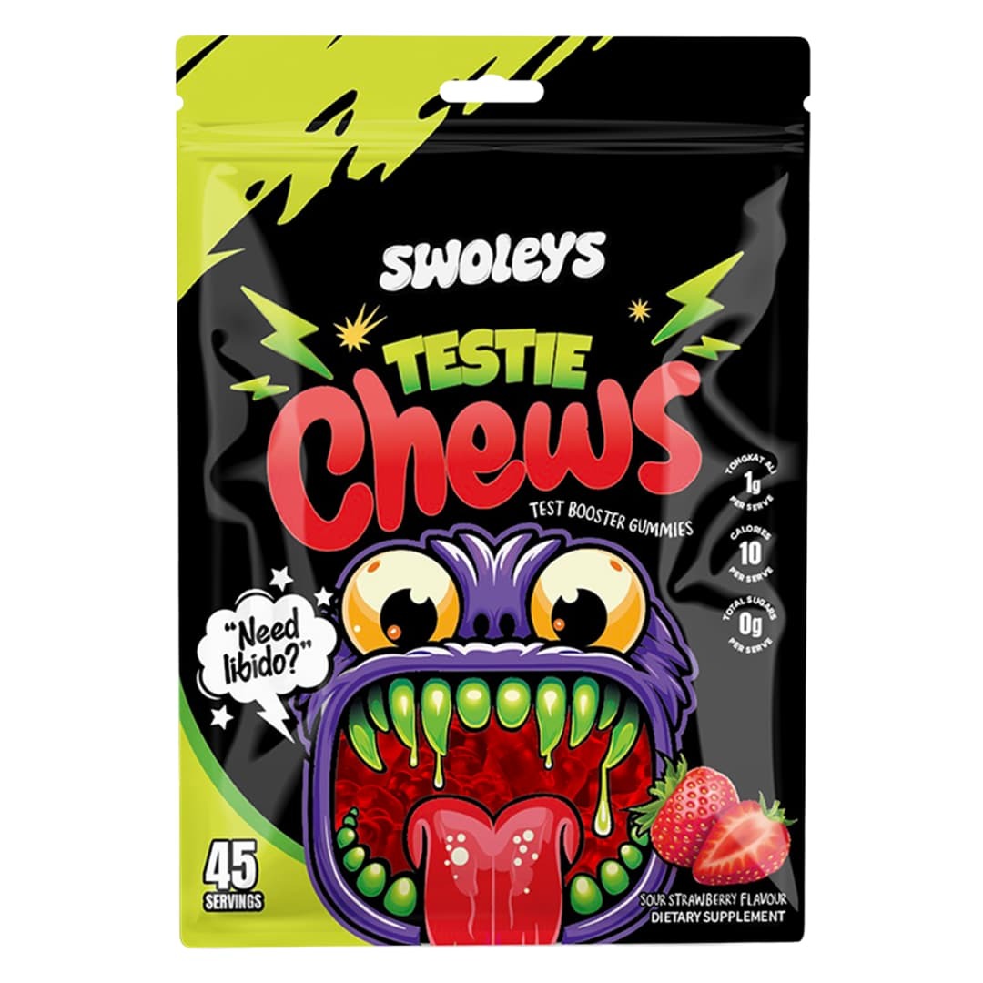 Testie Chews - Sour Strawberry - 45 Serves