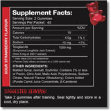 Testie Chews - Sour Strawberry - 45 Serves