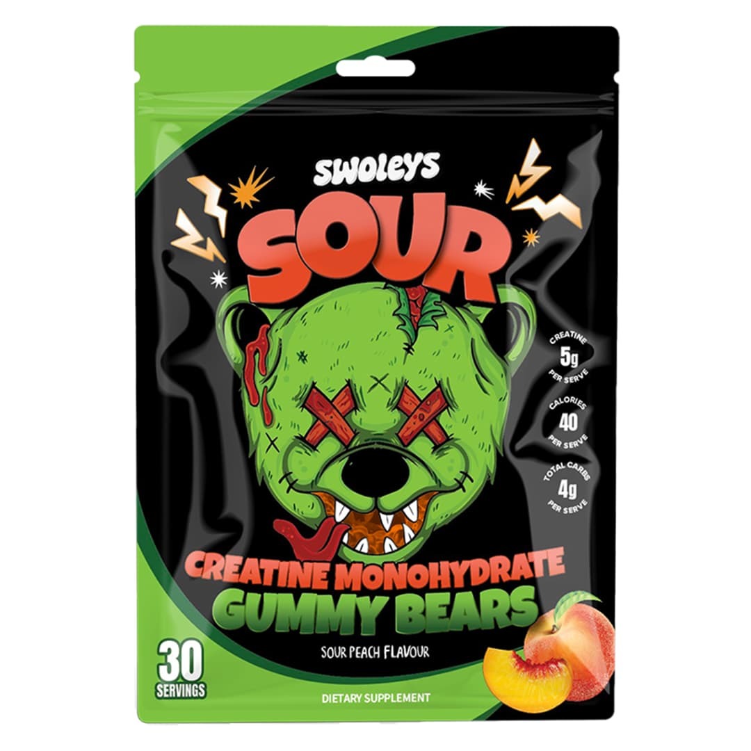 Creatine Gummy Bears - Sour Peach