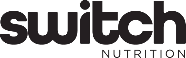 Switch Nutrition logo in black text representing New Arrivals, Medicinal Mushrooms, and Switch Nutrition collections featuring Lion's Mane Double Strength 2:1 Mushroom Liquid Extract - 60ml