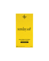 Sunday Salt Tropical – Caffeinated Energy Gel - 6 Sachets in bright yellow box from Drinks, Electrolytes, OOS, Functional collections