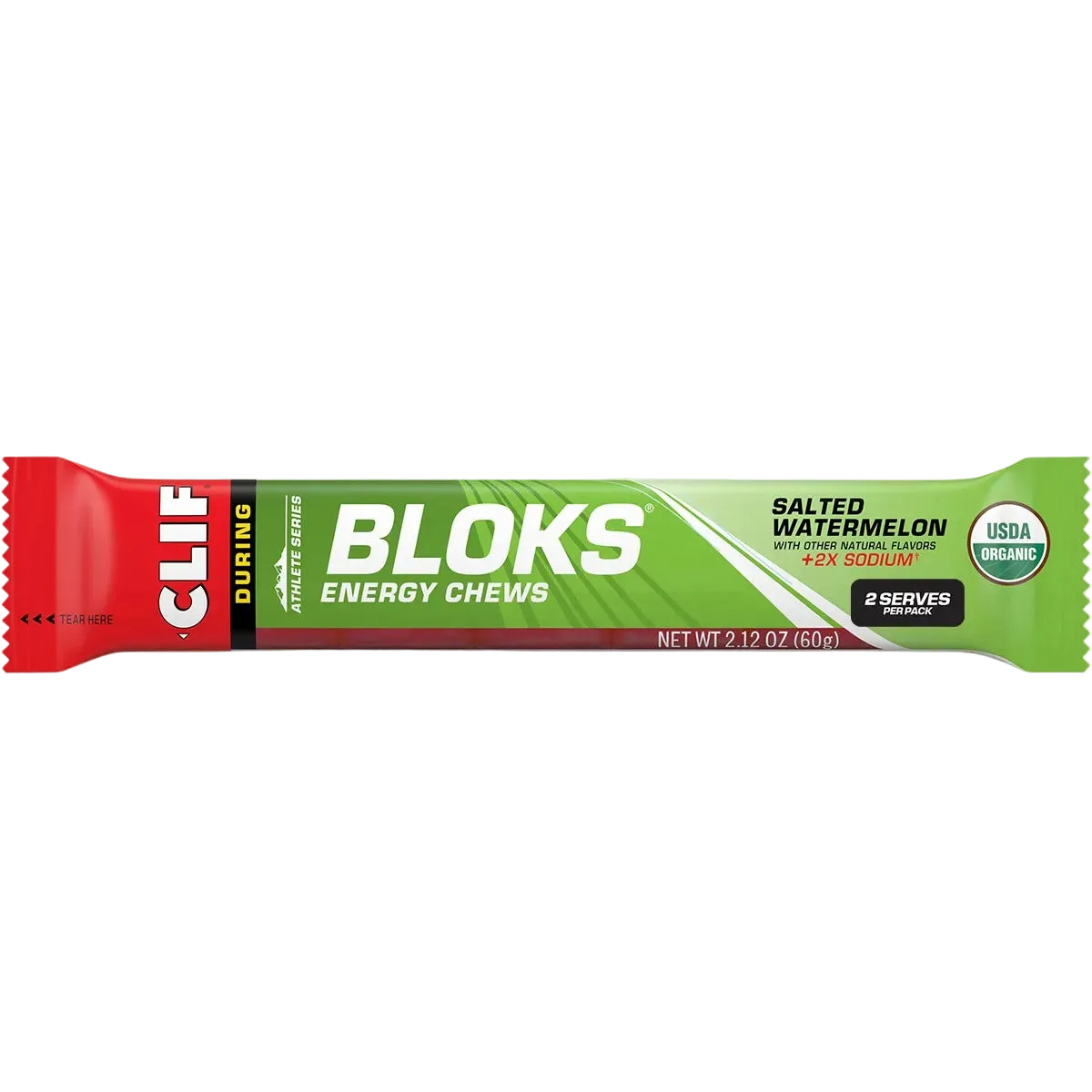 Bloks Energy Chews Salted Watermelon 100mg Sodium - 60g - Best Before 25 Nov 2026