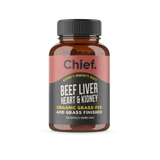 Immunity Boost - Organic Beef Liver, Heart & Kidney - 120 caps - Yo Keto