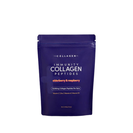 Immunity Collagen Peptides - Elderberry & Raspberry - 208g - Yo Keto