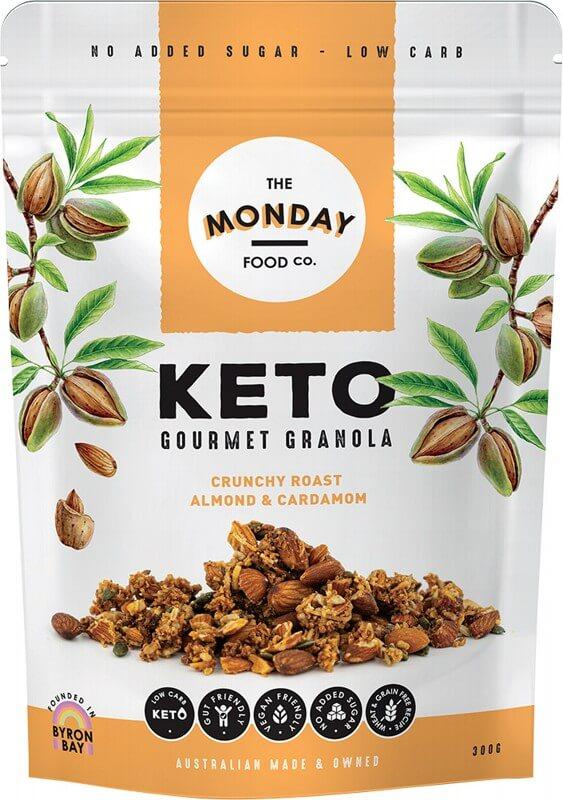 Keto Gourmet Granola - Crunchy Roast Almond & Cardamom-Granola-Yo Keto