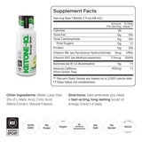 Ketone-IQ - Energy Shot - Green Apple - 59ml x 6 - Best Before 28 Jul 2026 by HVMN with nutrition facts label.