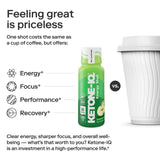 Ketone - IQ - Energy Shot - Green Apple - Caffeine Free - 6 x 59mL - Sup Yo