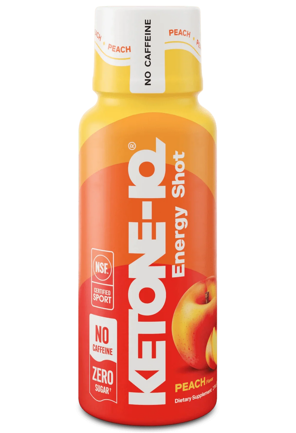 Ketone - IQ - Energy Shot - Peach - Caffeine Free - 6 x 59mL - Sup Yo