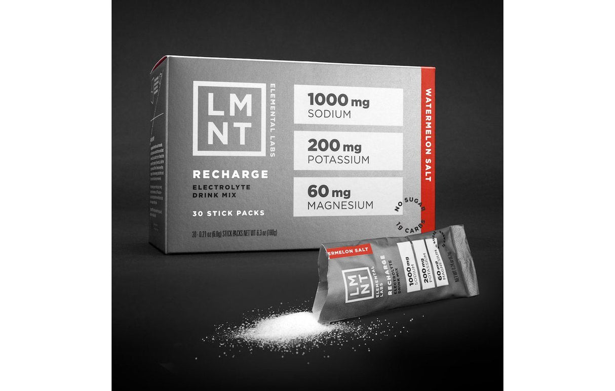 LMNT RECHARGE - Watermelon Salt Electrolyte Mix - Yo Keto