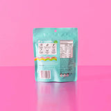 Lollipops - Share Bag - 88g by Funday showing back of gluten free, low carb sweet snack packaging