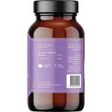 Back of Ritua Magnesium Glycinate - 120 Capsules bottle showing ingredients, directions, and warnings label.