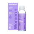 Mineralyte Women+ unflavoured liquid electrolyte drops, 125 mL bottle and box