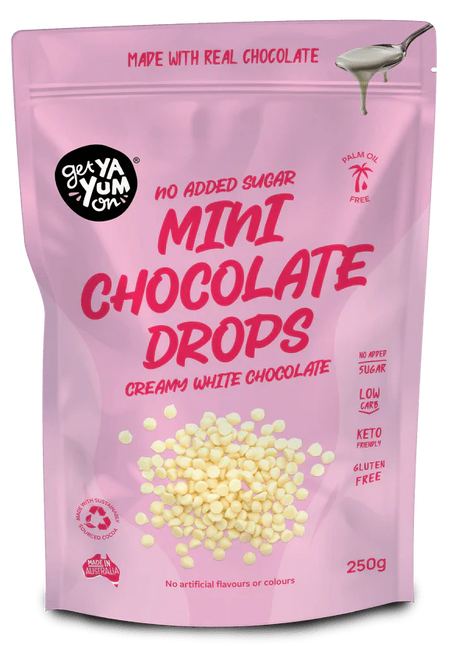 Mini Chocolate Drops - Creamy White Chocolate - 250g - Yo Keto
