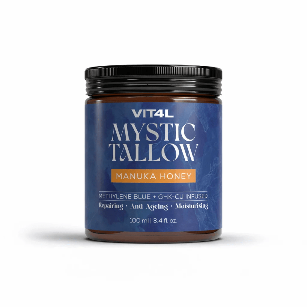 Mystic Tallow Balm - Manuka Honey - Methylene Blue and GHK-Cu Infused - 100ml