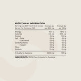 NAC - 100% N - Acetyl L - Cystine - 60 Caps - Yo Keto