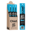 Organic Beef Stick - Sea Salt - Box of 12 by Chief, high protein keto jerky from Aussie grass-fed beef, low carb snack.