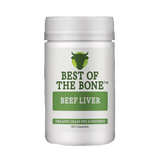 Organic Grass - fed Beef Liver - 180 Capsules - Yo Keto