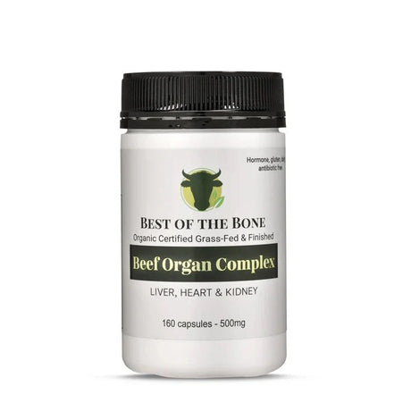 Organic Grass-fed Beef Organ Complex - 160 Capsules - Sup Yo