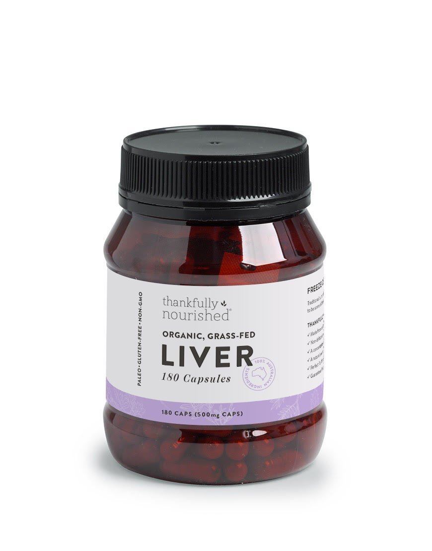 Organic Grass Fed Liver Capsules - Yo Keto