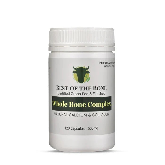 Organic Grass-fed Whole Bone Complex - 120 Capsules - Sup Yo