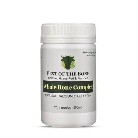 Organic Grass-fed Whole Bone Complex - 120 Capsules - Sup Yo