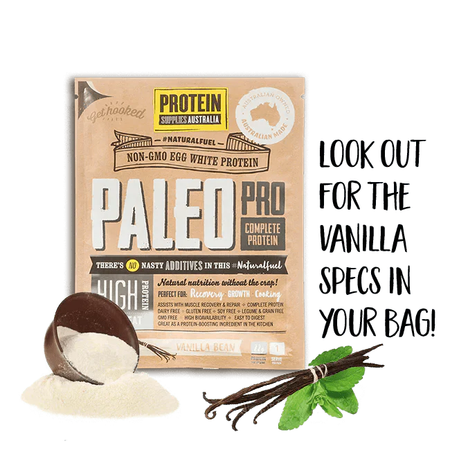 Paleo Pro Vanilla Bean Egg White Protein - 900g - Yo Keto