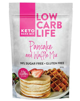 Low Carb Life Pancake & Waffle Mix - 300g keto bake mix, gluten free, 99% sugar free, low carb breakfast option.