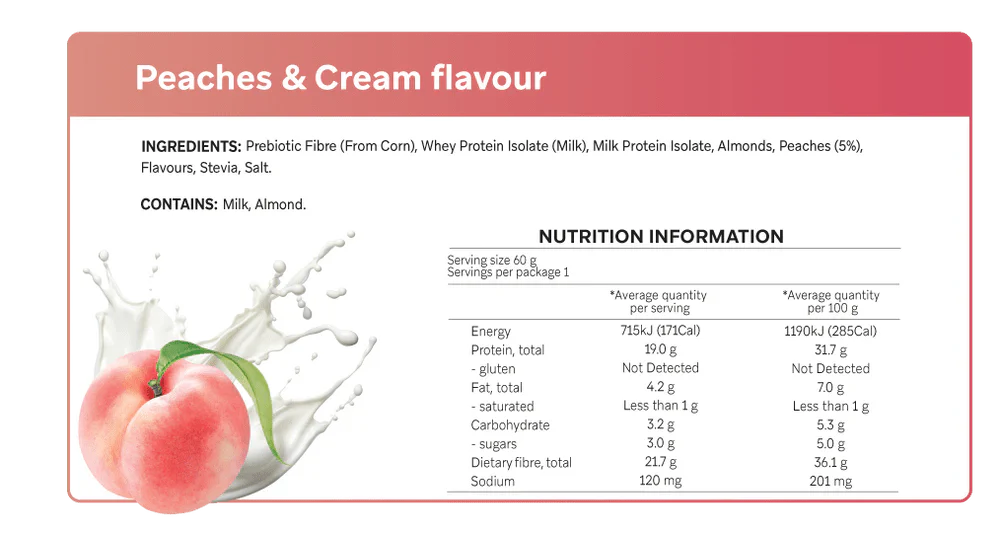 Peaches & Cream Smart Protein Bar - Sup Yo