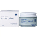 Phyto - Retinol - Revive Creme - 50ml by Thrive Tallow, skincare cream with blue tansy and bakuchiol in glass jar and box