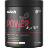 Switch Nutrition Power Perform Pre-Workout Blend Raspberry Lemonade - 30 Serves tub for Dirty Keto and Low Carb pre-workouts.
