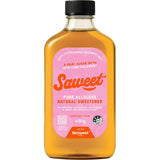 Pure Allulose Natural Sweetener Syrup - 430g by Saweet Way in clear bottle with pink label, low calorie sweetener option