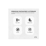 Premium packaging for Pure Potassium Chloride Powder - 100g by Orku with non-GMO, gluten-free, no soy, and no additives icons.