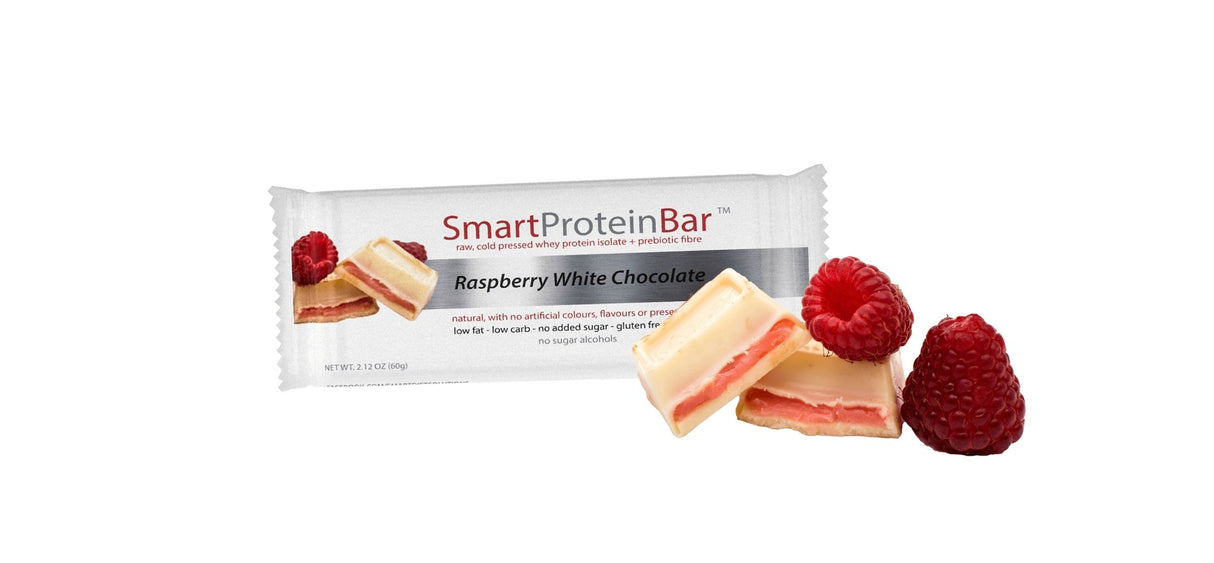 Raspberry White Chocolate Smart Protein Bar-Bar-Yo Keto