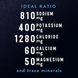 Ideal electrolyte mineral ratios for Re-Lyte Hydration - Lemon Lime - Tub - 60 Serves with sodium, potassium, chloride, calcium, magnesium.