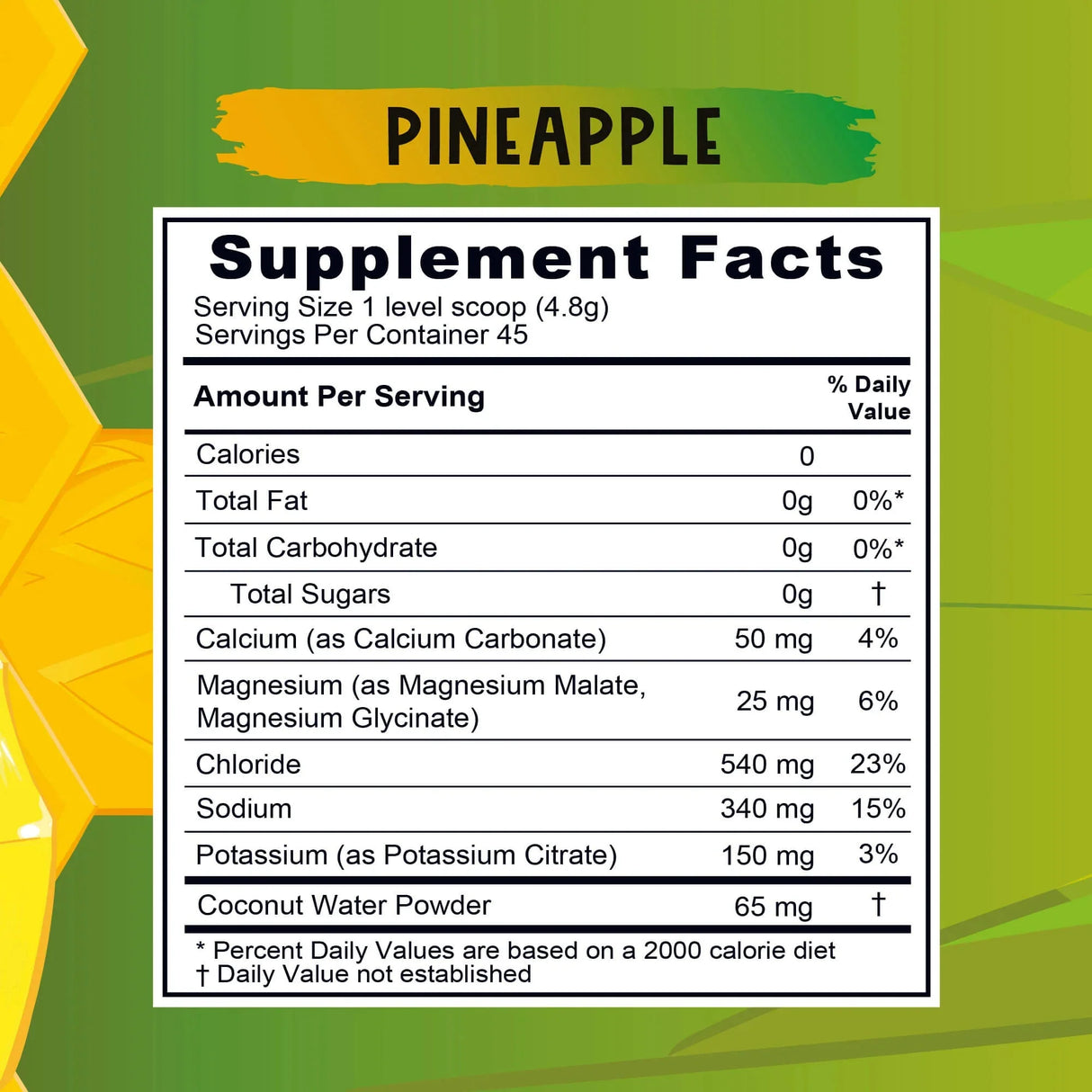 Re - Lyte Kids Hydration - Pineapple - Tub - 45 Serves - Sup Yo