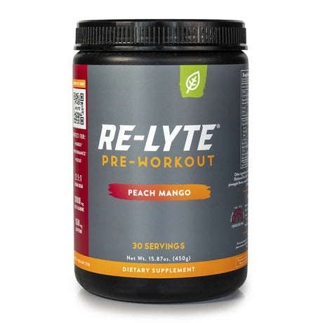 Re - Lyte Pre - Workout Peach Mango - Yo Keto