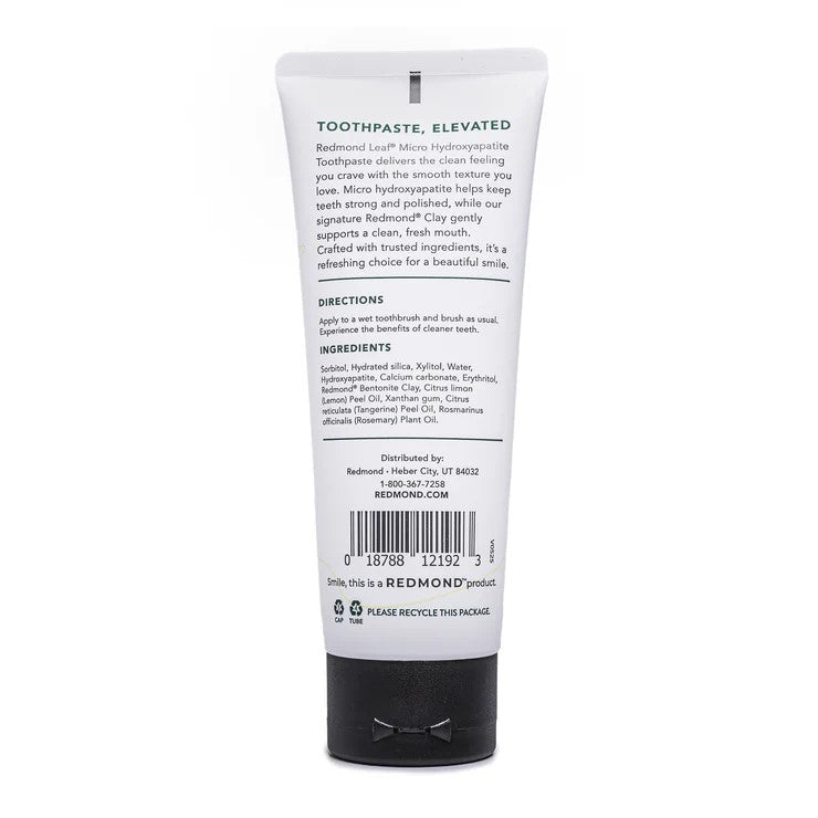 Redmond Leaf Toothpaste - Citrus Rosemary - 113g