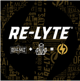 ReLyte Hydration - Watermelon Lime - Stick Packs x 30 logo with Real Salt and crystal icons on black and gold background